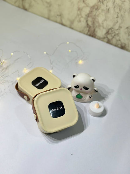 Mini Travel Jewelry Organizer Box with Mirror